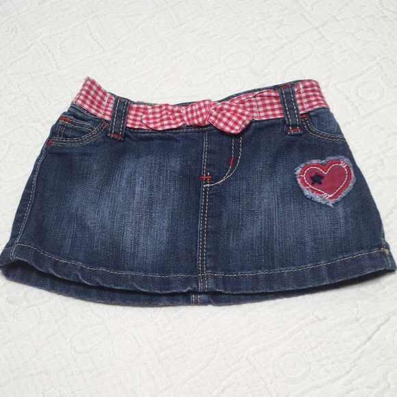0-3m (6/$20) Denim Jean Skirt by Old Navy - Picture 1 of 8